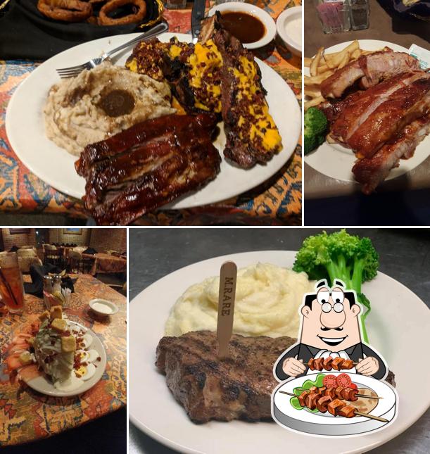 Food at Double LL Steak House & Saloon