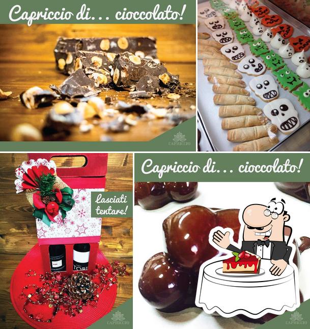 Capriccio serve un'ampia gamma di dolci