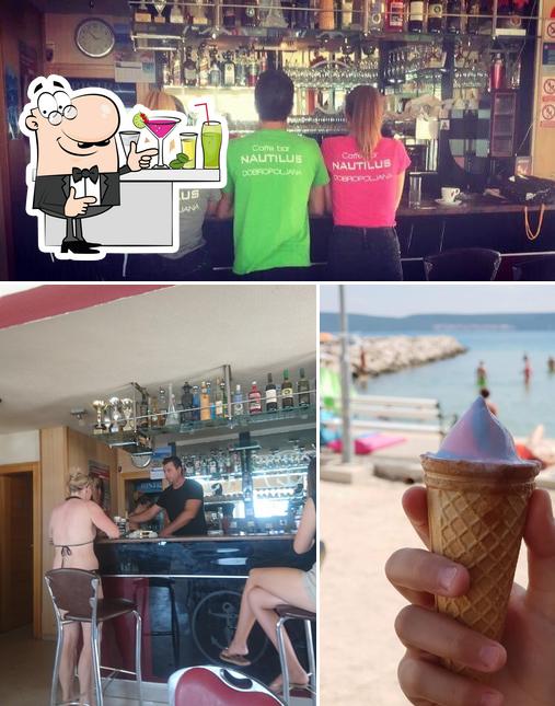 Questa è la foto che presenta la bancone da bar e dolce di NAUTILUS