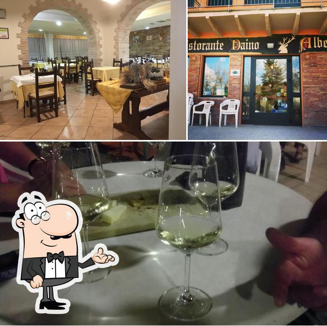 Dai un’occhiata alla immagine che raffigura la interni e vino di Hotel Ristorante Il Daino