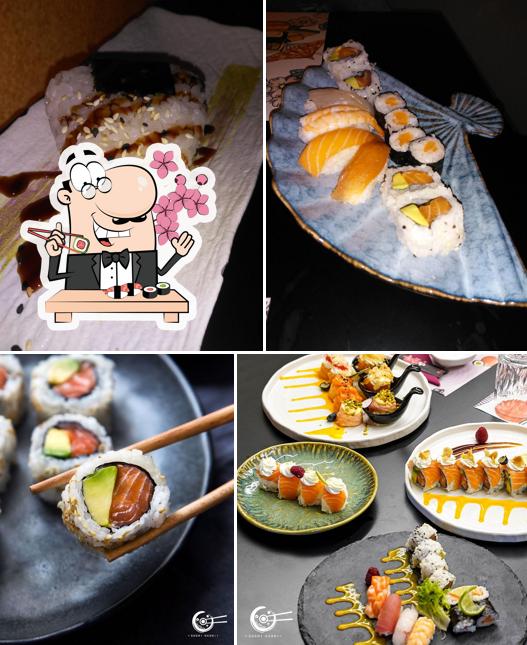 Scegli le varie opzioni di sushi