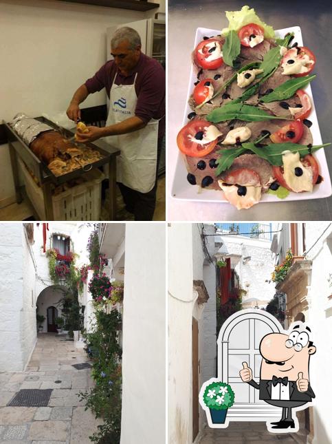 Questa è la foto che raffigura la esterno e cibo di Caffè del Corso
