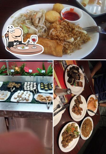 Food at Golden Wok Chinese Restaurant