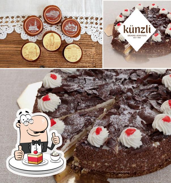 Künzli Bäckerei - Konditorei Sursee serve un'ampia gamma di dolci