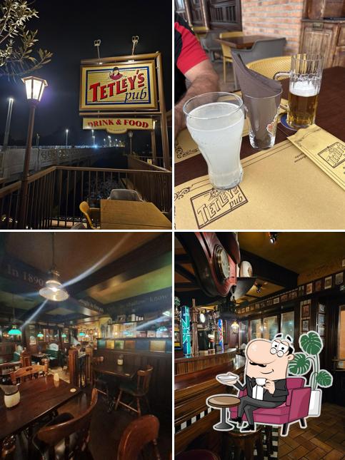 Gli interni di Tetley's Pub