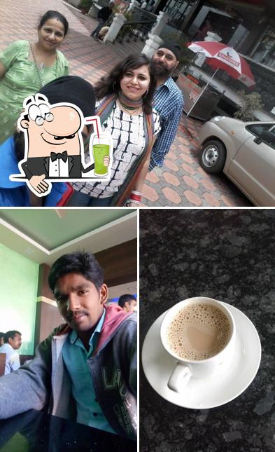 Enjoy a beverage at udupi veg resturant
