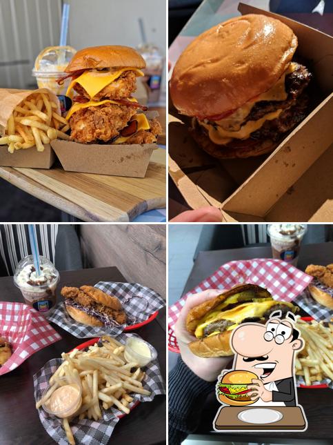 Treat yourself to a burger at Cheezy Burger