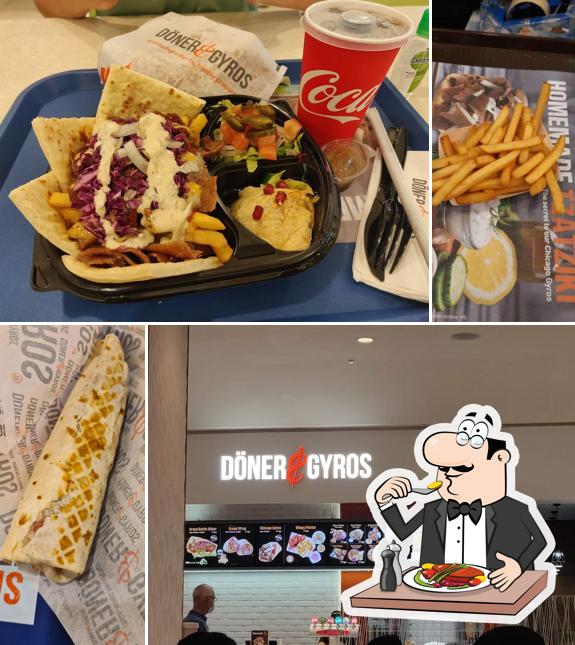 Food at Doner & Gyros - Mall of Emirates