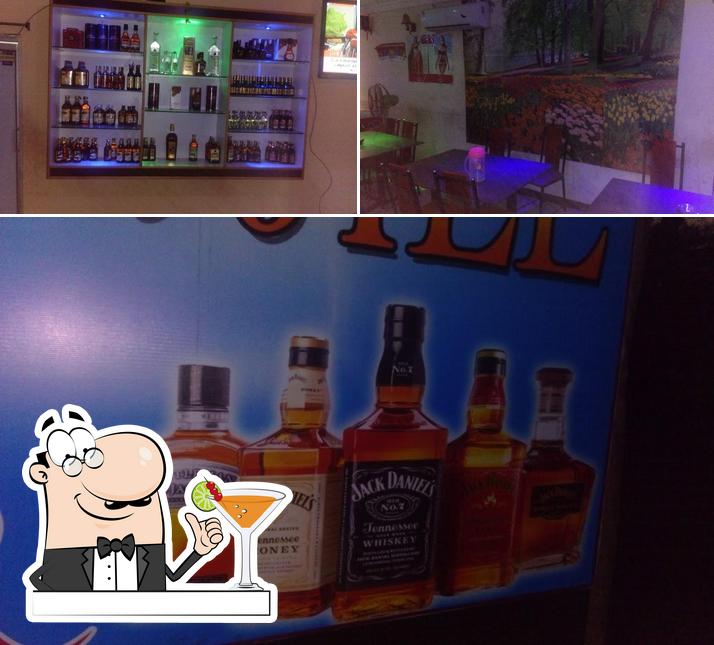 The picture of drink and interior at JACK & JILL BAR