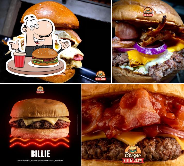 Consiga um hambúrguer no Billie Jack Foods - sanduiche pizza burguer lanche