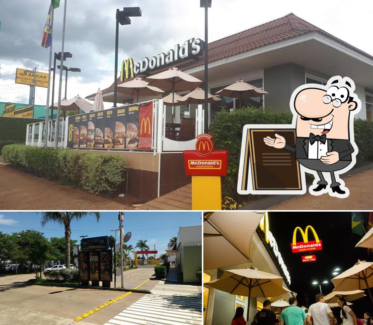 Veja imagens do exterior do McDonald's