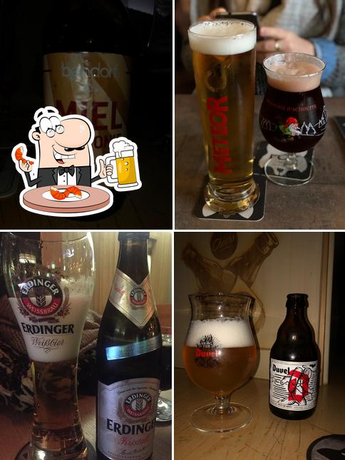 Commandez un verre de bière blonde ou brune