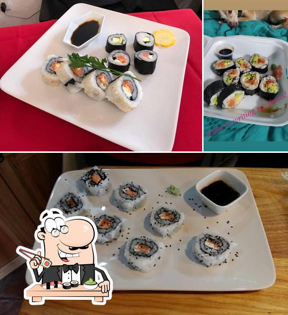 Pide uno de sus diferentes tipos de sushi