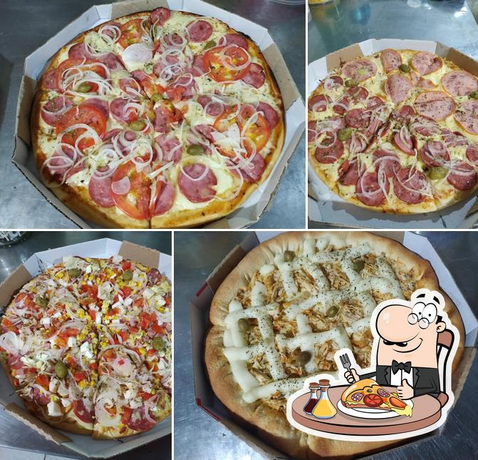 Experimente pizza no Bella Pizzaria