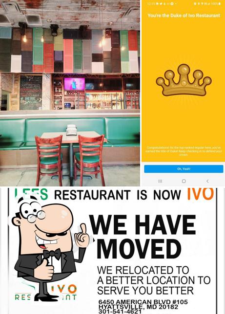 Look at the pic of Ivo Restaurant