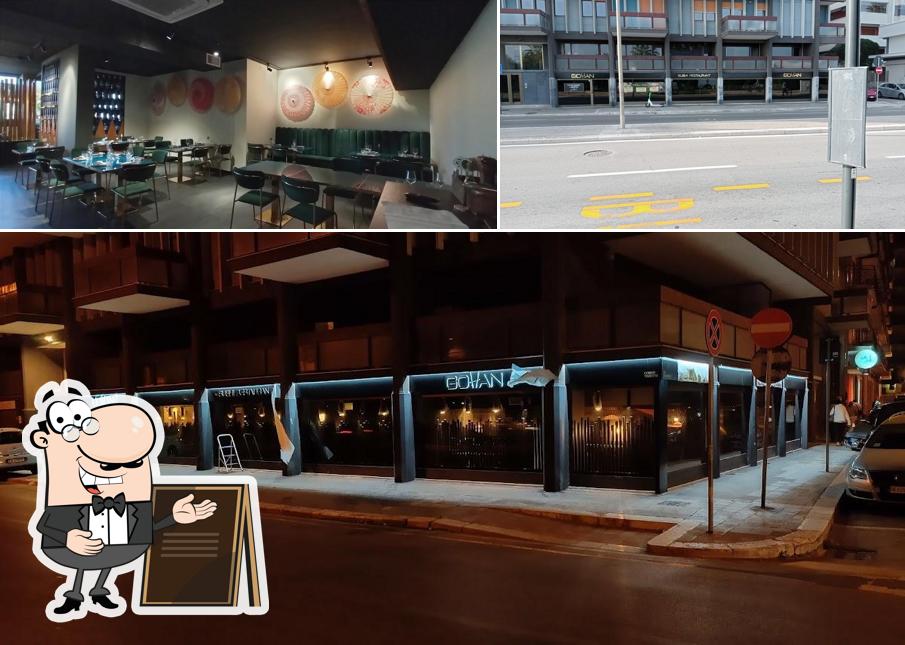 Dai un’occhiata alla foto che raffigura la esterno e interni di Gohan Sushi Restaurant