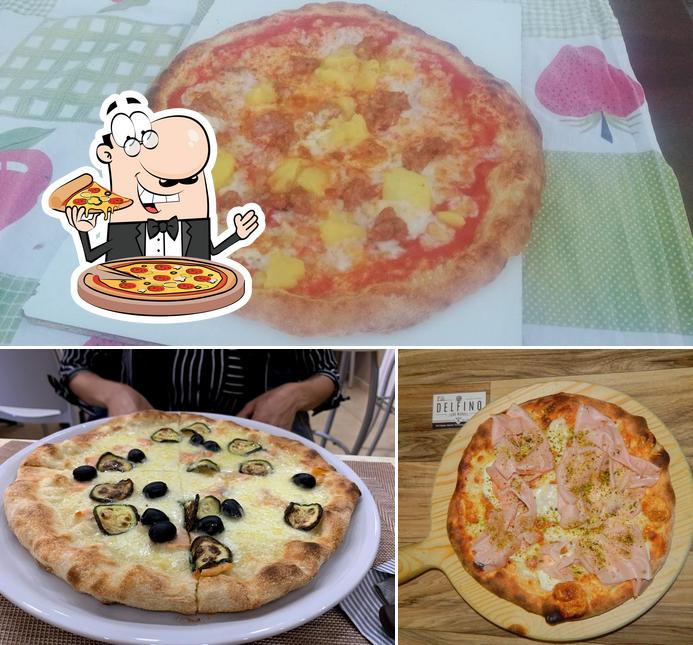 Prova una pizza a F.lli Delfino - Rosticceria, Pizzeria da Asporto, Sala Buffet e Eventi