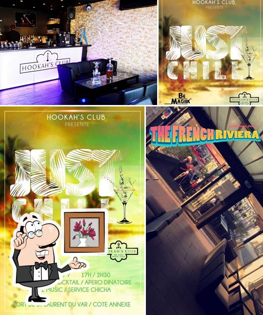 El interior de Hookah's Club