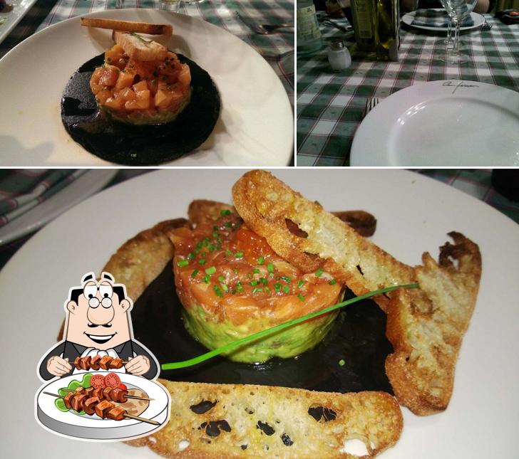 Estas son las fotografías que muestran comida y comedor en Masia Can Ferran