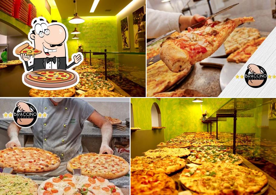 Order pizza at Pizzeria Braccino Flaminio