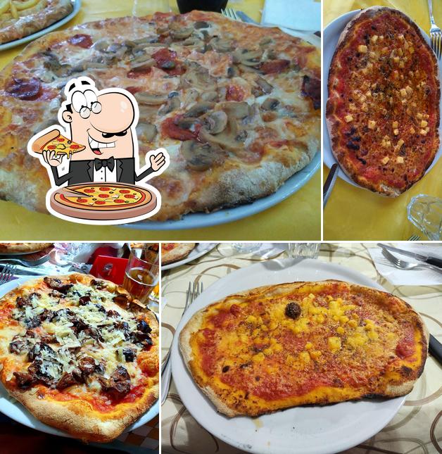 Probiert eine Pizza bei La Carcara