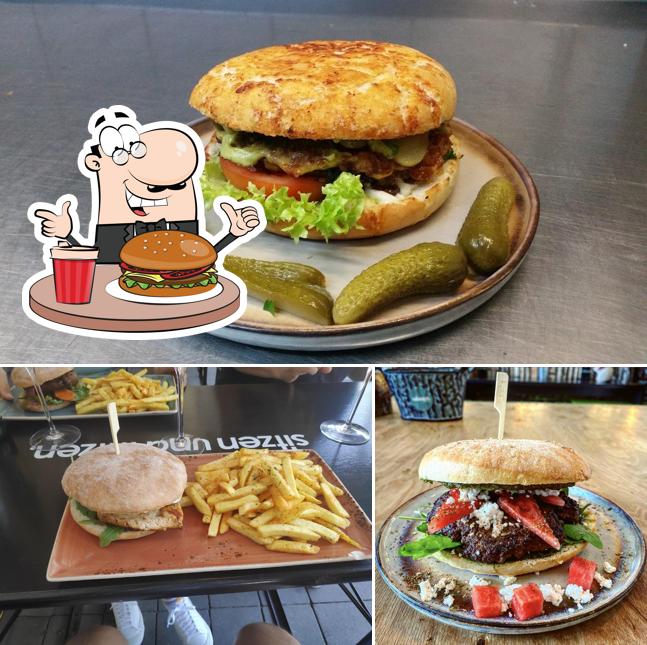 Tómate una hamburguesa en Restaurant Nebenan Heidelberg