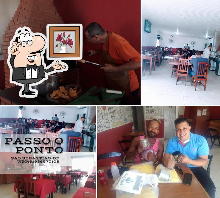 O interior do Restaurante Sabor Mineiro São Sebastião DF
