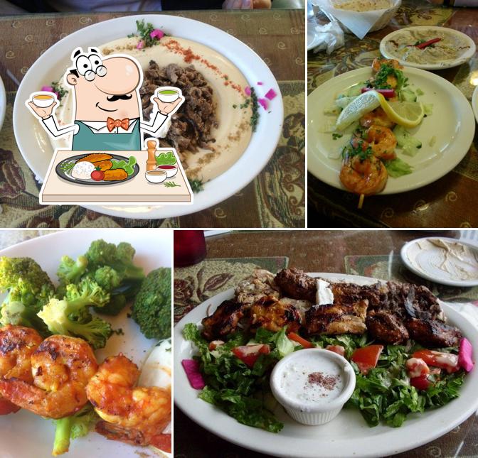 Platos en Beirut Grill & Sushi Restaurant