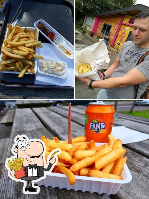 Dégustez des frites à AT Snack Membach