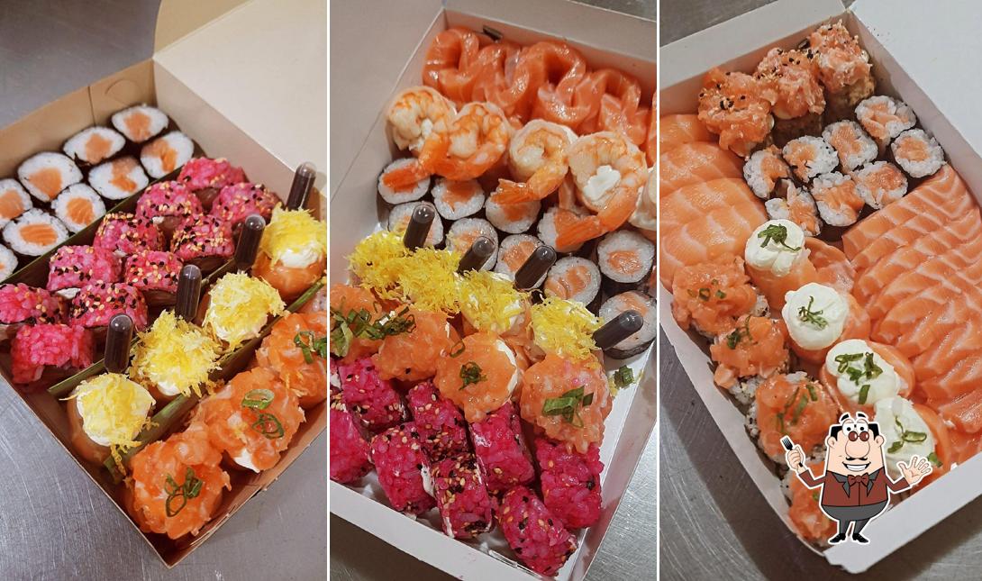 Еда в "Momoku Sushi"