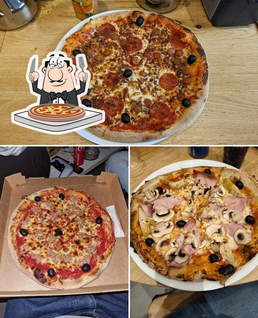 A FO Pizza Au Feu De Bois, vous pouvez profiter des pizzas