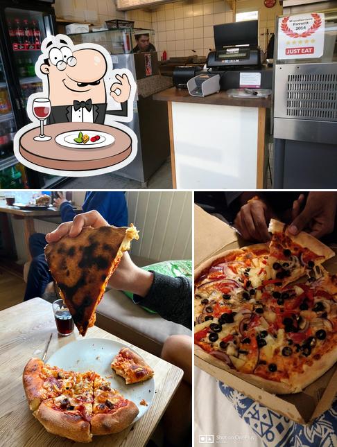 La photo de la nourriture et intérieur de Ama'r Pizzaria & Burgerbar’s