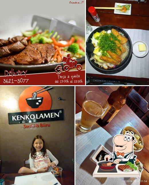 Escolha refeições de carne no Kenko Lamen - Japanese Noodle
