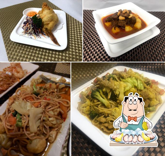 Попробуйте блюда с морепродуктами в "Totara Thai House"