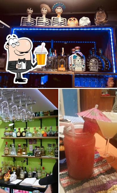 Enjoy a beverage at La Hacienda 101 Mexican Cantina