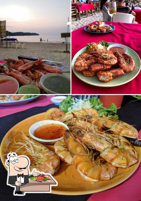 Get seafood at Pit Thai Beach Restaurant