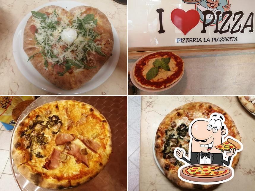 Prenez des pizzas à Pizzeria La Piazzetta