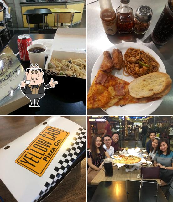 Enjoy a beverage at Yellow Cab Pizza Co