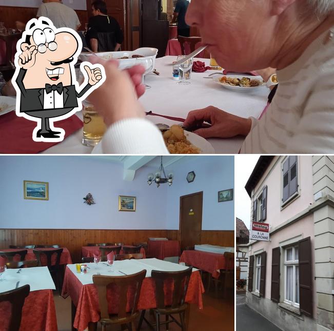 L'intérieur de Restaurant à la Couronne