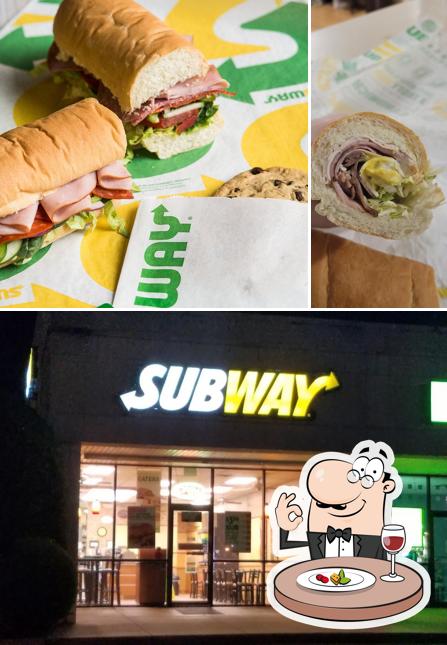Among various things one can find food and interior at Subway