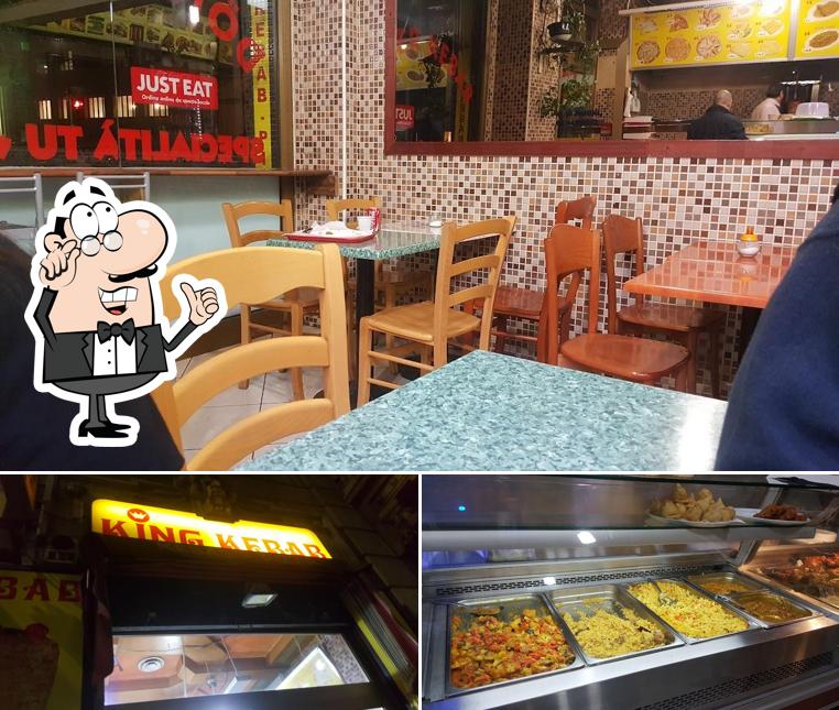 La photo de la intérieur et nourriture de King Kebab Milano’s