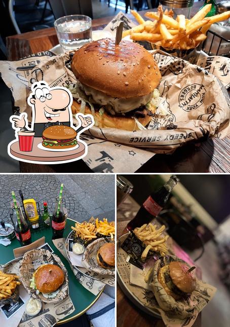 Treat yourself to a burger at Manhattn's Burgers