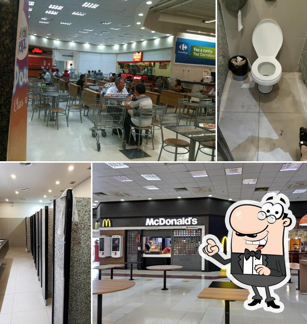 O interior do McDonald's