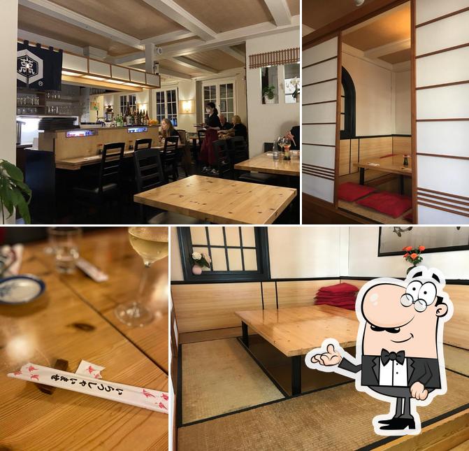 The interior of Akari japanisches Restaurant
