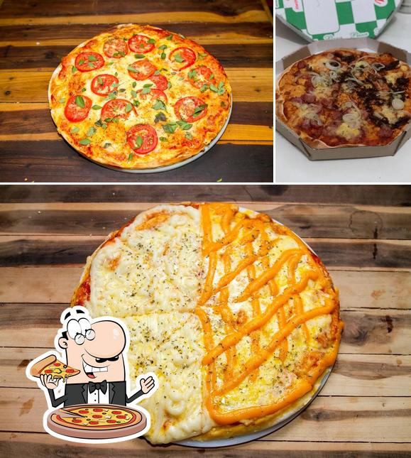 Escolha pizza no Pizza do Ney