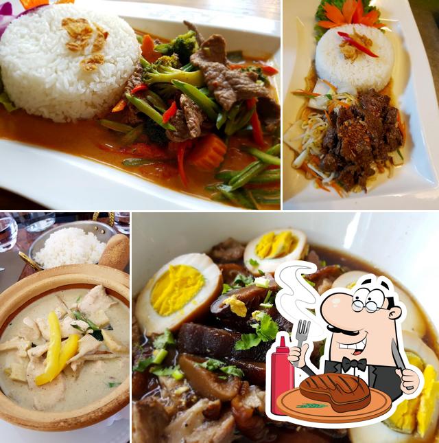 Prenez des repas à base de viande à Thai Tastes Café & Restaurant