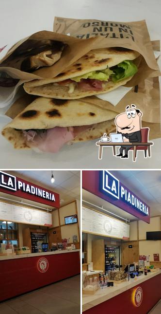 Gli interni di La Piadineria