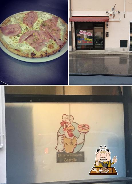 Ordina una pizza a pizzeria d'asporto Castello