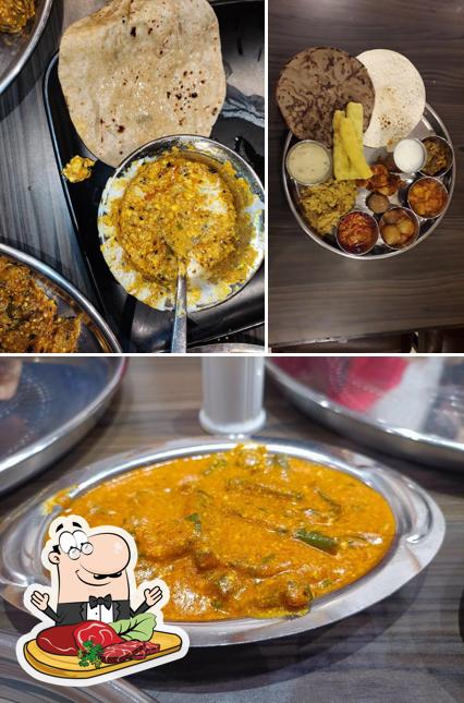 Get meat dishes at Sundar Kathiyawadi