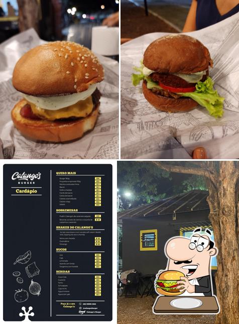 Os hambúrgueres do Calango's Burger irão saciar uma variedade de gostos